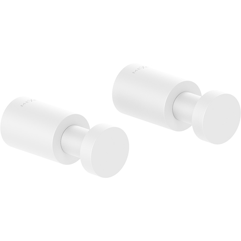 Mexen Loop towel hook (2 pieces), white - 70A71011-20