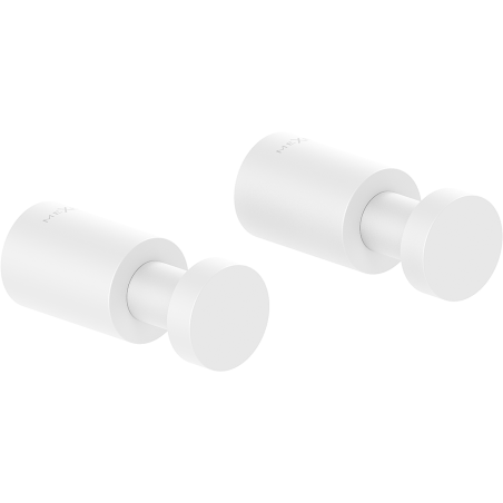 Mexen Loop towel hook (2 pieces), white - 70A71011-20
