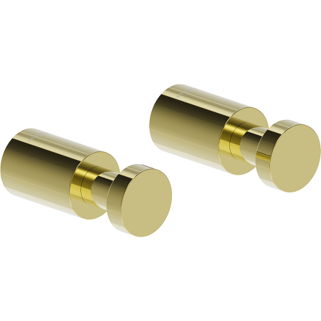 Mexen Loop towel hook (2 pieces), gold - 70A71011-50