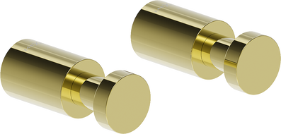 Mexen Loop towel hook (2 pieces), gold - 70A71011-50