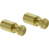 Mexen Loop towel hook (2 pieces), brushed gold - 70A71011-55
