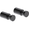 Mexen Loop towel hook (2 pieces), black chrome - 70A71011-73