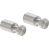Mexen Loop towel hook (2 pcs), brushed nickel - 70A71011-97