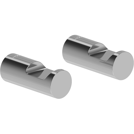 Mexen Loop towel hook (2 pcs), chrome - 70A71012-00