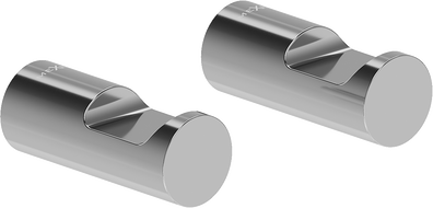Mexen Loop towel hook (2 pcs), chrome - 70A71012-00
