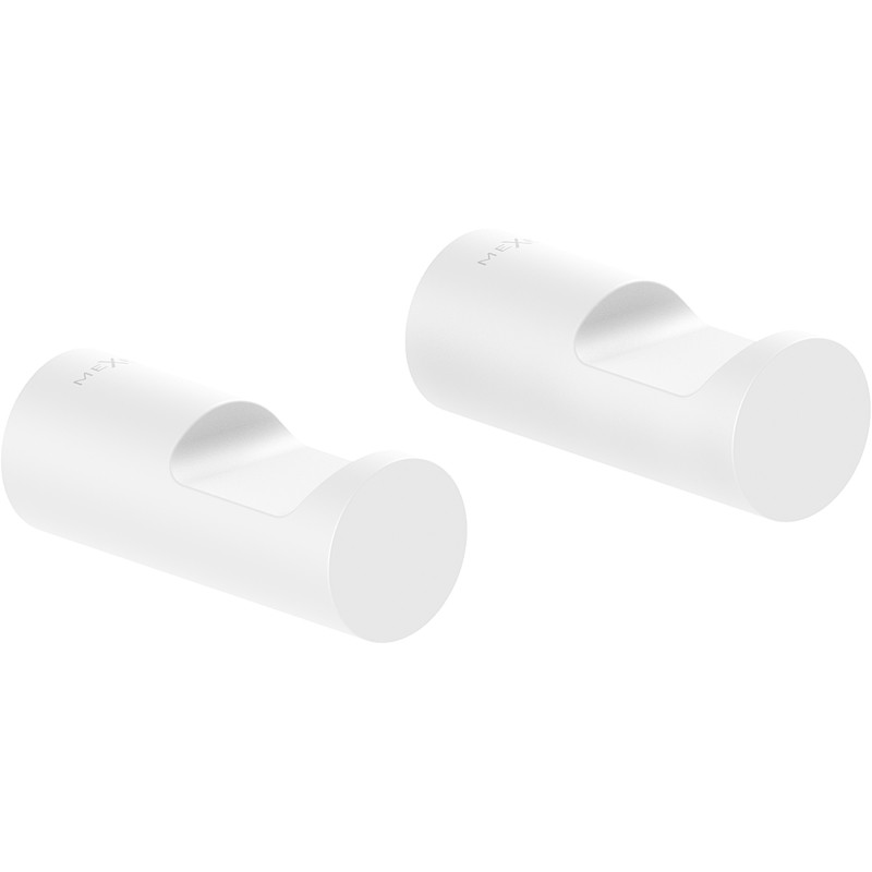Mexen Loop towel hook (2 pcs.), white - 70A71012-20