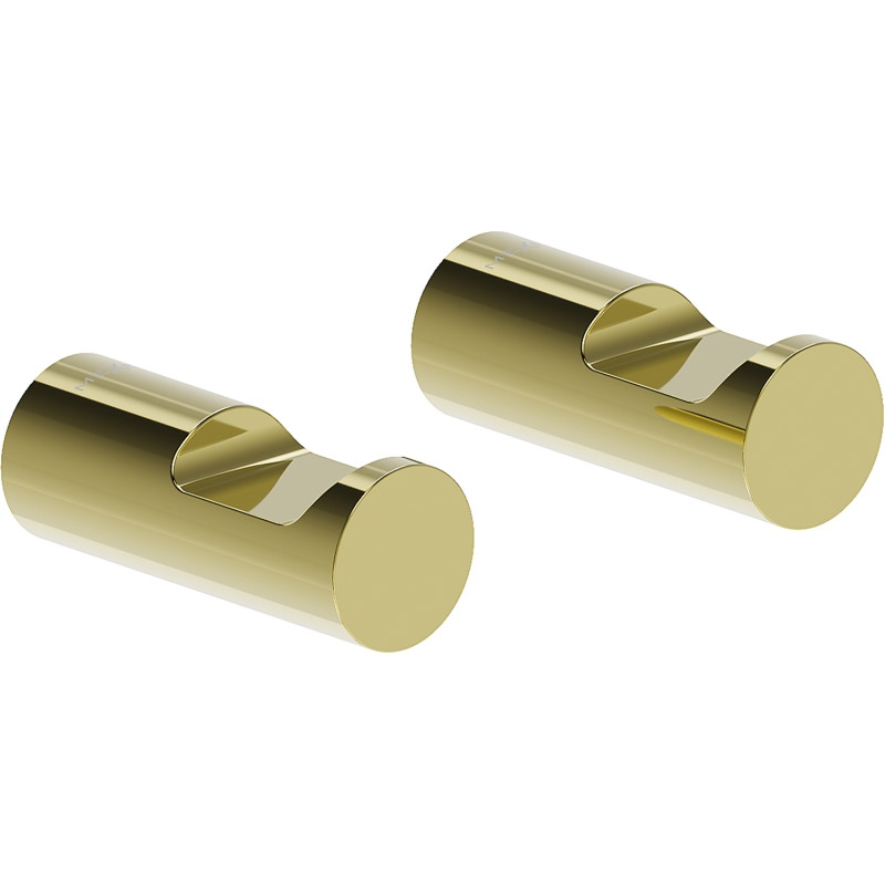 Mexen Loop towel hook (2 pcs.), gold - 70A71012-50