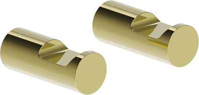 Mexen Loop towel hook (2 pcs.), gold - 70A71012-50