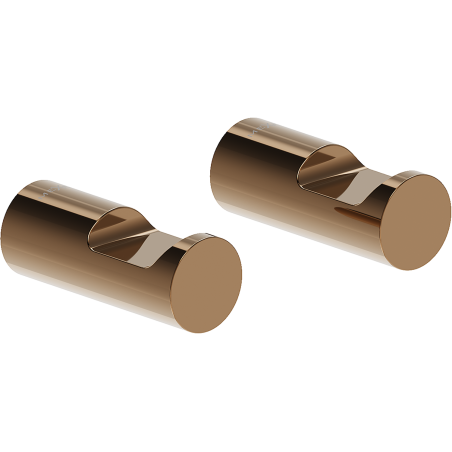 Mexen Loop towel hook (2 pcs), rose gold - 70A71012-60