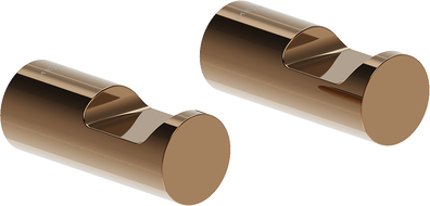 Mexen Loop towel hook (2 pcs), rose gold - 70A71012-60