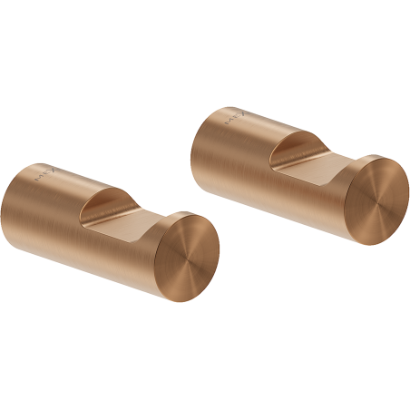 Mexen Loop towel hook (2 pcs), brushed copper - 70A71012-65