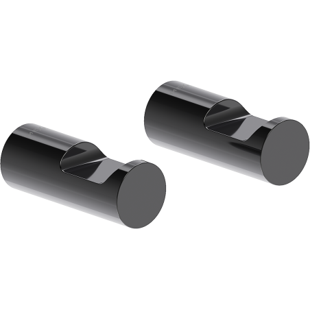 Mexen Loop towel hook (2 pieces), black chrome - 70A71012-73