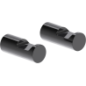 Mexen Loop towel hook (2 pieces), black chrome - 70A71012-73