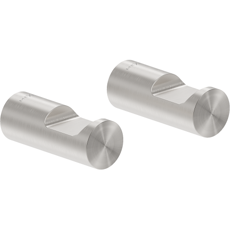 Mexen Loop towel hook (2 pcs), brushed nickel - 70A71012-97