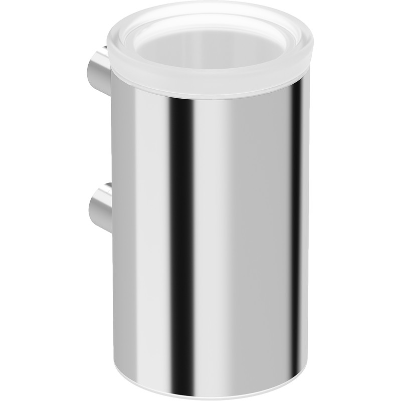 Mexen Loop toothbrush holder, chrome - 70A71051-00