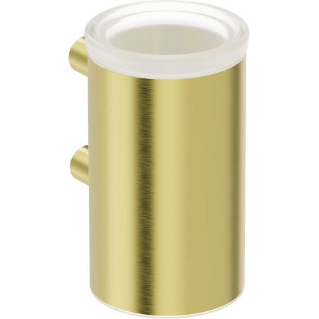 Mexen Loop toothbrush holder, brushed gold - 70A71051-55