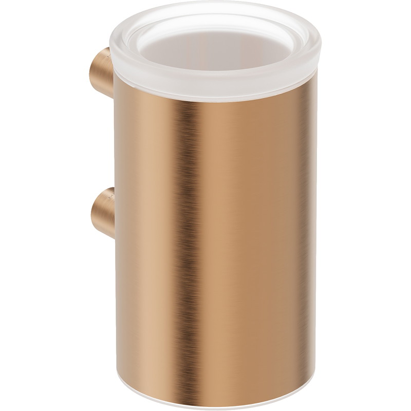 Mexen Loop toothbrush cup, brushed copper - 70A71051-65