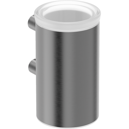 Mexen Loop toothbrush holder, gun gray brushed - 70A71051-66