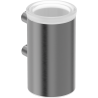 Mexen Loop toothbrush holder, gun gray brushed - 70A71051-66