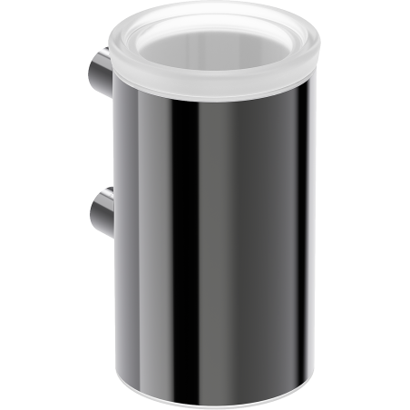 Mexen Loop toothbrush holder, black chrome - 70A71051-73