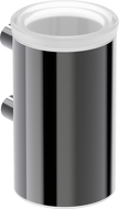 Mexen Loop toothbrush holder, black chrome - 70A71051-73