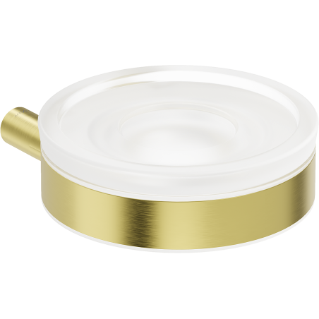 Mexen Loop soap dish, brushed gold - 70A71055-55
