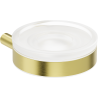 Mexen Loop soap dish, brushed gold - 70A71055-55