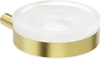Mexen Loop soap dish, brushed gold - 70A71055-55