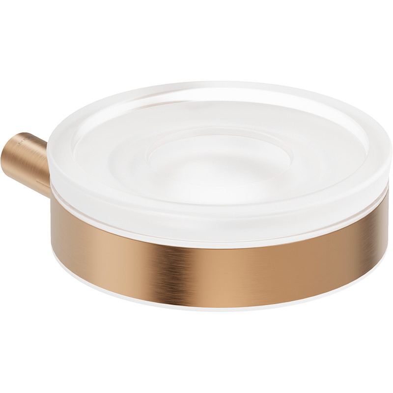 Mexen Loop soap dish, brushed copper - 70A71055-65