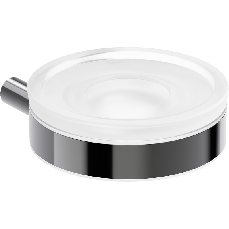 Mexen Loop shelf, black chrome - 70A71055-73