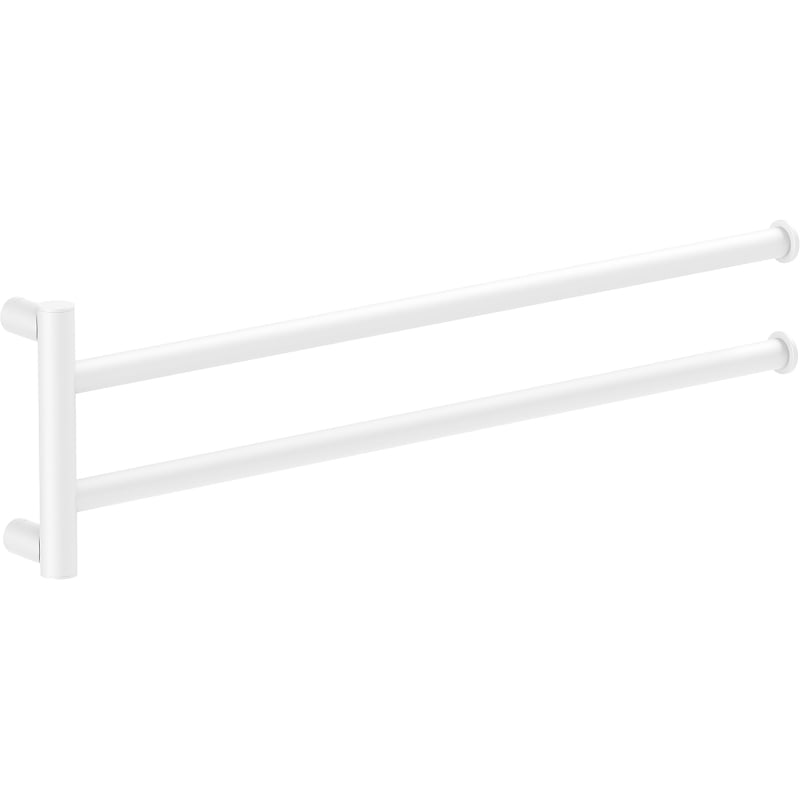Mexen Loop double rotating towel rack, white - 70A71049-20