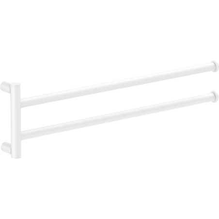 Mexen Loop double rotating towel rack, white - 70A71049-20