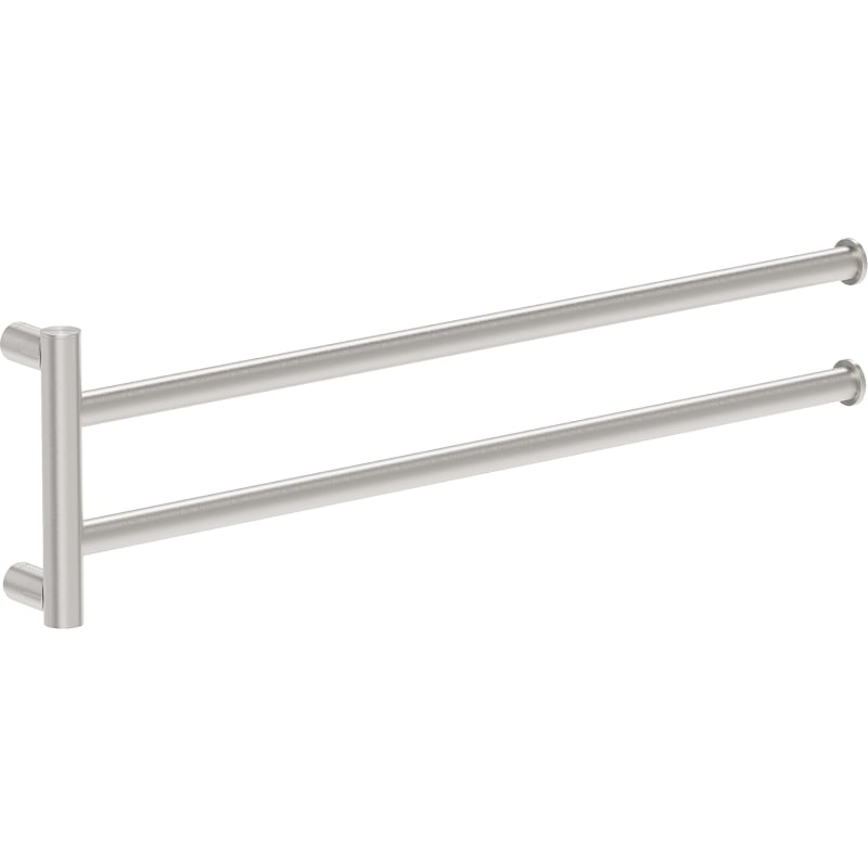 Mexen Loop double swivel towel rack, brushed nickel - 70A71049-97
