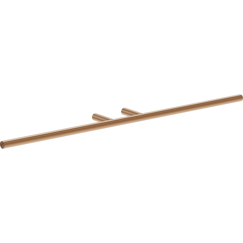 Mexen Loop towel rack, brushed copper - 70A71046-65