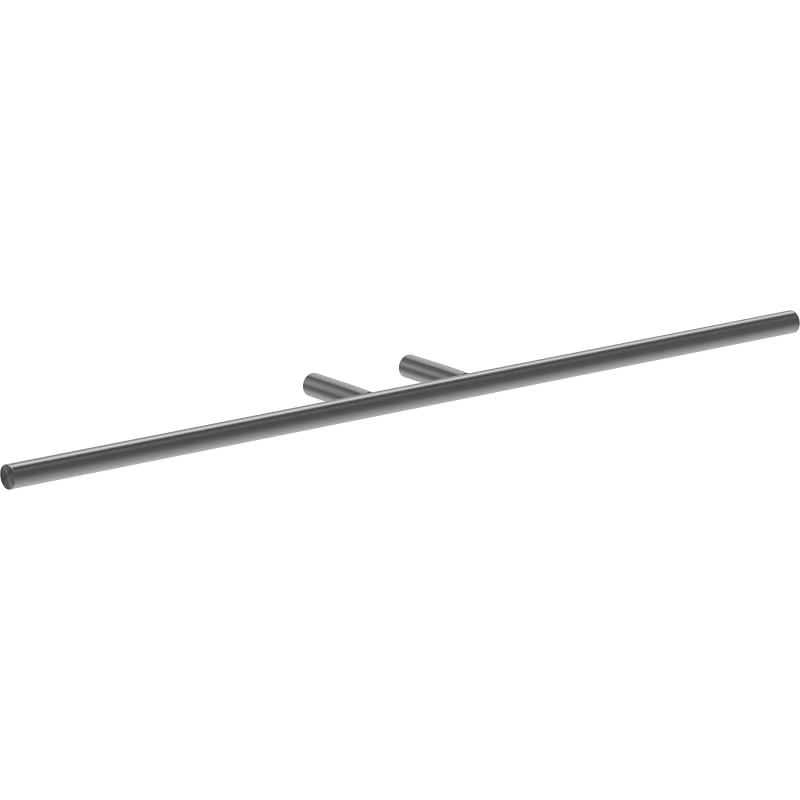Mexen Loop towel rack, brushed gun gray - 70A71046-66
