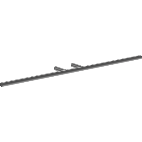 Mexen Loop towel rack, brushed gun gray - 70A71046-66