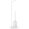 Mexen Loop toilet brush with paper holder, white - 70A71095-20