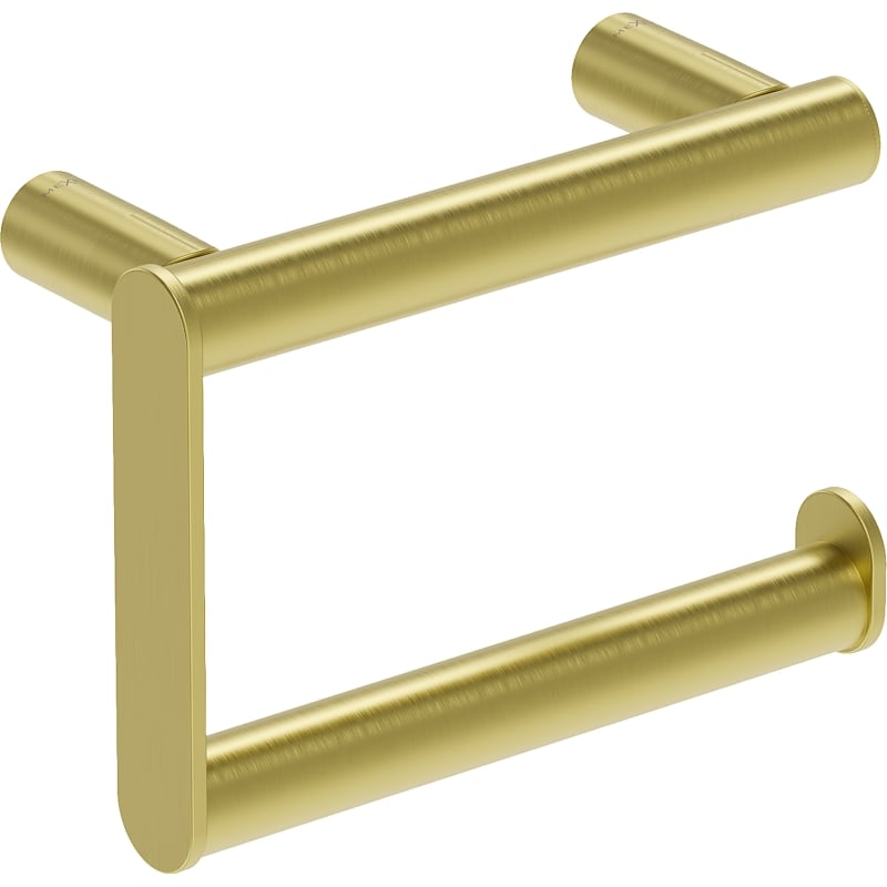 Mexen Loop toilet paper holder, brushed gold - 70A71023-55