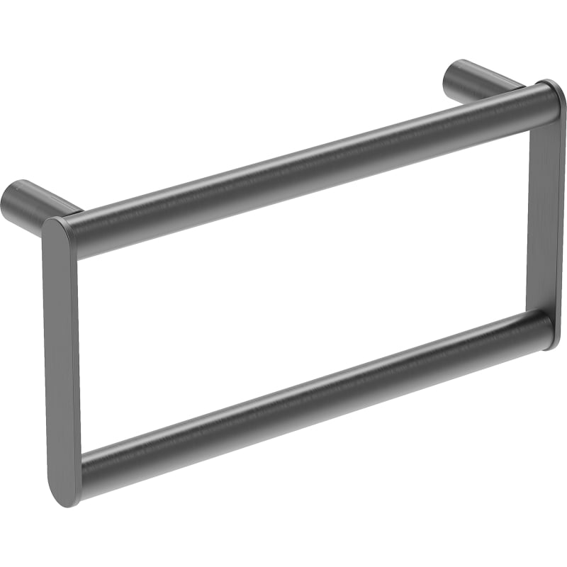 Mexen Loop towel rack, brushed gun gray - 70A71031-66