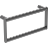 Mexen Loop towel rack, brushed gun gray - 70A71031-66