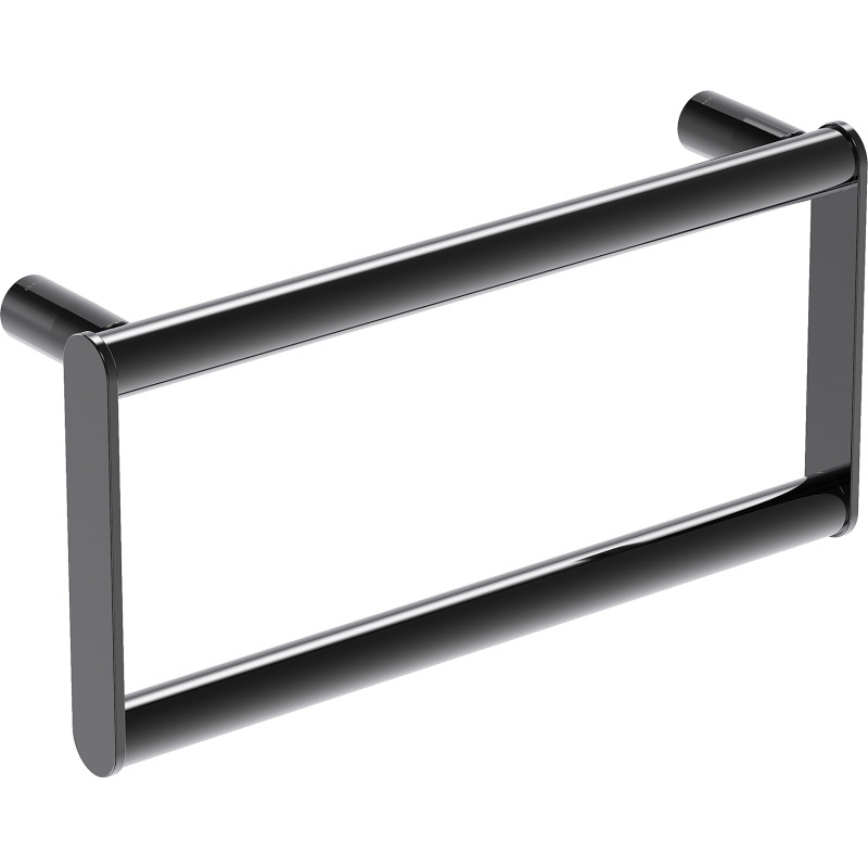 Mexen Loop towel rack, black chrome - 70A71031-73