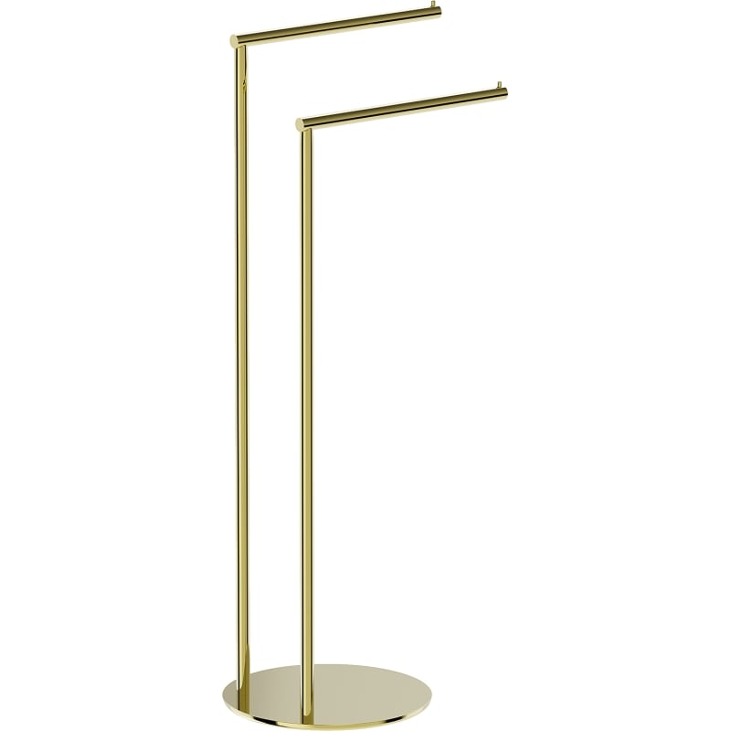 Mexen Loop freestanding towel rack, gold - 70A71096-50