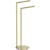 Mexen Loop freestanding towel rack, gold - 70A71096-50