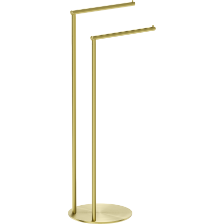 Mexen Loop freestanding towel rack, brushed gold - 70A71096-55