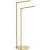 Mexen Loop freestanding towel rack, brushed gold - 70A71096-55