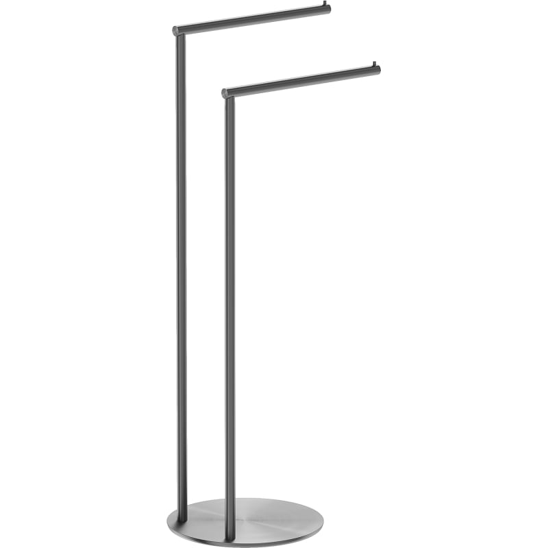 Mexen Loop standing towel rack, brushed gun gray - 70A71096-66