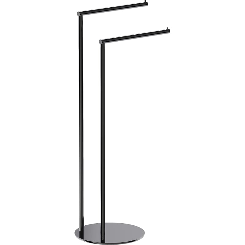 Mexen Loop standing towel rack, black chrome - 70A71096-73