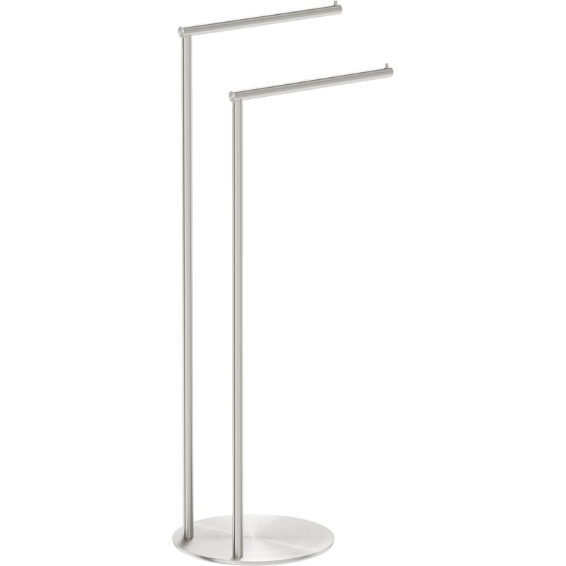 Mexen Loop standing towel rack, brushed nickel - 70A71096-97