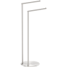 Mexen Loop standing towel rack, brushed nickel - 70A71096-97