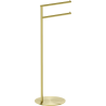 Mexen Loop freestanding towel rack, brushed gold - 70A71097-55